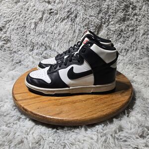 Nike Panda Womens Size 7.5 High Top Dunks White/Black Shoes Sneakers